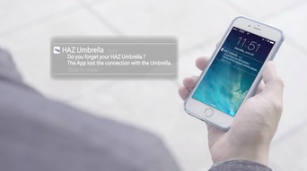 防丢还可预知天气？智能雨伞与智能防丢器的融合体验